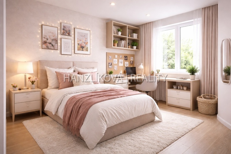 Rodinné bydlení bez starostí o dům,6+kk, 152 m², velká terasa,  byt 4A, sekce B, BYTY CENTRUM ROŽNOV