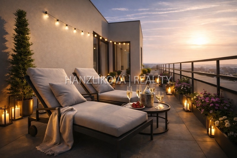 Rodinné bydlení bez starostí o dům,6+kk, 152 m², velká terasa,  byt 4A, sekce B, BYTY CENTRUM ROŽNOV