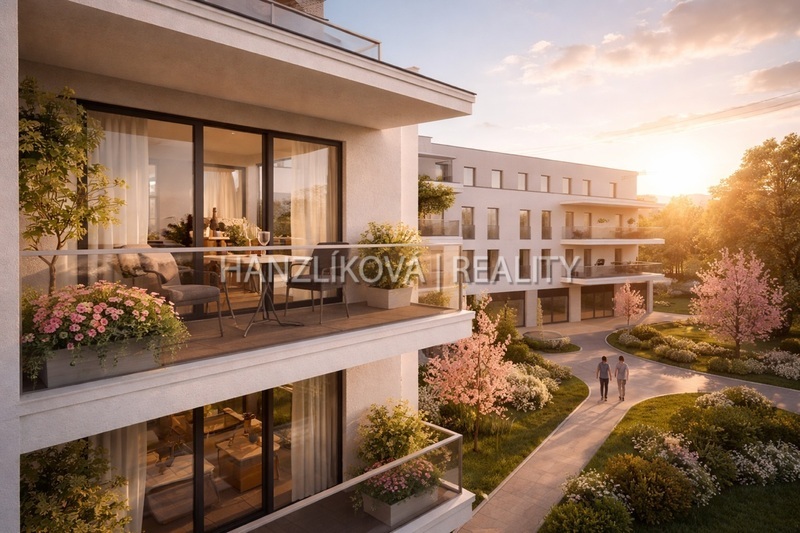 Rodinné bydlení bez starostí o dům,6+kk, 152 m², velká terasa, byt 4B, sekce A, BYTY CENTRUM ROŽNOV